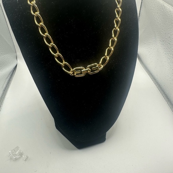 1960s Vintage Givenchy Gold Choker & Bracelet Set – Rare Pastel - Picture 4 of 12